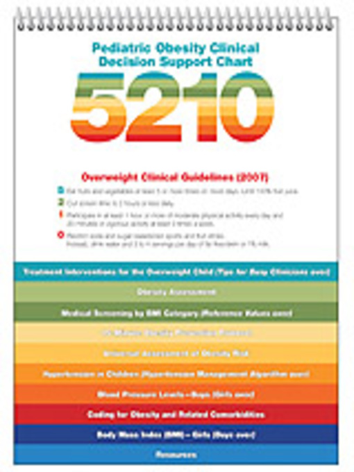 Title details for Pediatric Obesity Clinical Decision Support Chart 5210 by Sandra G.  Hassink - Available